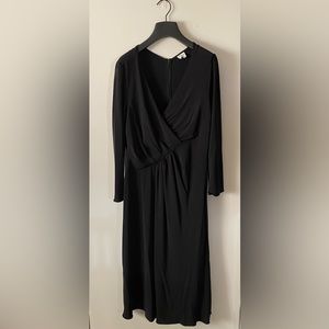 ARMANI COLLEZIONI- Black jersey dress, size 14